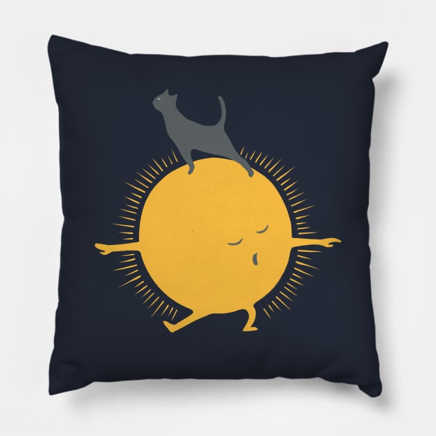 Good Meowing 9 Pillow by Chewbarber