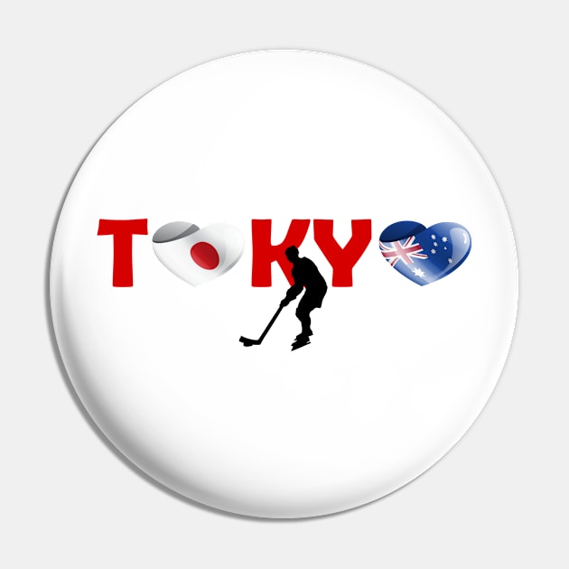 Hockey in Tokyo - team Australia (AU) Pin by ArtDesignDE