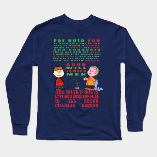 Charlie Brown Christmas Long Sleeve T Shirts Teepublic