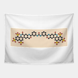 Suramin sleeping sickness drug molecule (F013/0749) Tapestry