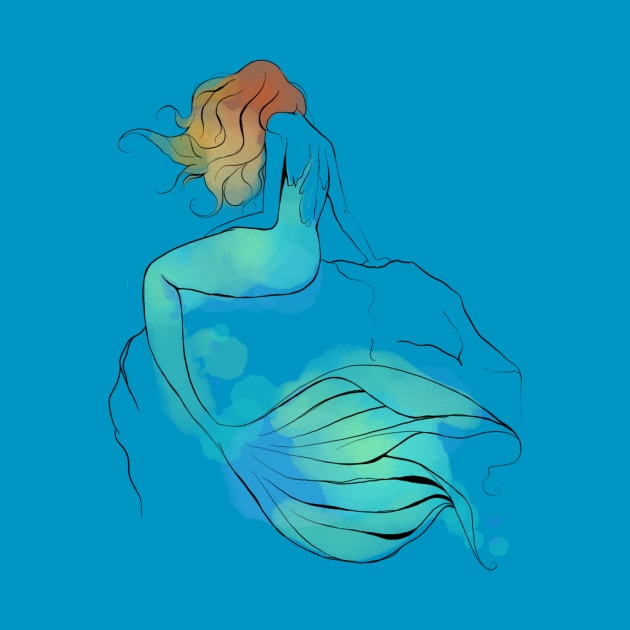 Mermaid in Dream by Ginny Heart Lab