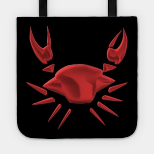 Shiny metal crab Tote