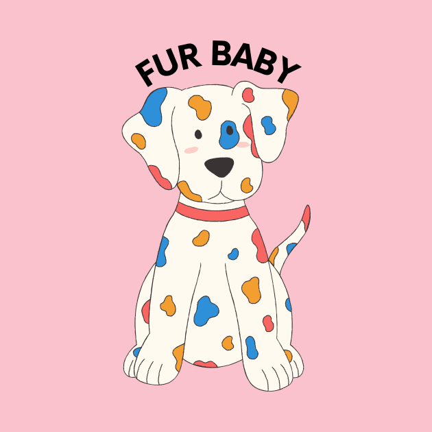 Spotty Fur Baby  Lover by PodX Designs 