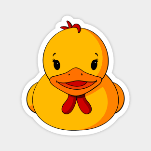 Yellow Chicken Rubber Duck Magnet