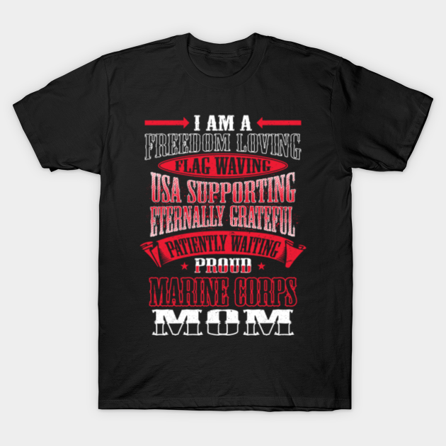 Proud Marine Mom t shirt - Mom - T-Shirt