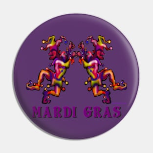 Mardi Gras Jesters Pin