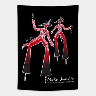 Moko Jumbies Tapestry