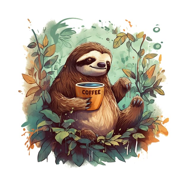 Sloth Coffee by mbloomstine