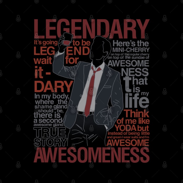 Legendary T-Shirt of Awesomeness by Azafran