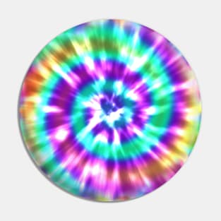 Tie Dye Psychedelic Rainbow Pin