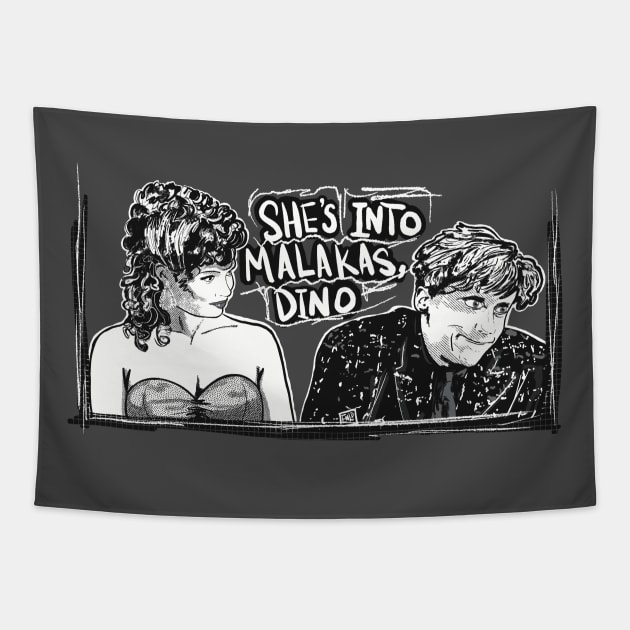 Hey Dino Tapestry by TheEND42