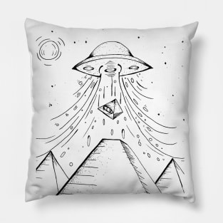 Pyramid Abduction Pillow