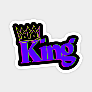 Neon Royal Family Group Series - King Magnet