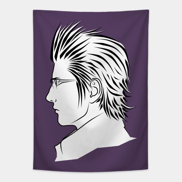 Ignis Scientia - White Base Tapestry by Anrui