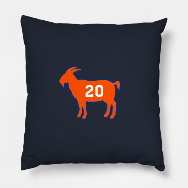 Allan Houston New York Goat Qiangy Pillow by qiangdade