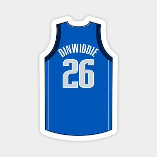 Spencer Dinwiddie Dallas Jersey Qiangy Magnet