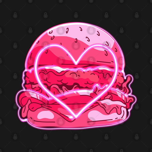 BURGER LOVE by MAYRAREINART