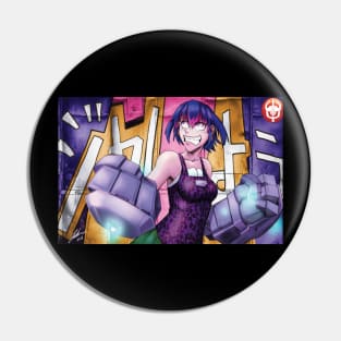 Anime PowerFist Pin