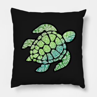 Mandala turtle! Pillow