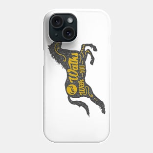 God Walks With You Phone Case