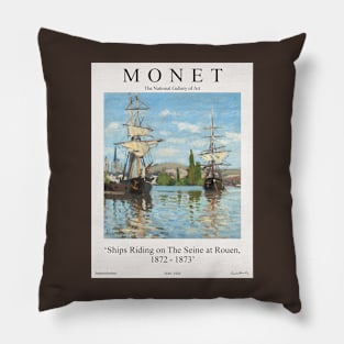 Claude Moner Exhibition Wall Art Landscape Pillow