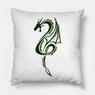 Oriental Dragon Artwork Pillow