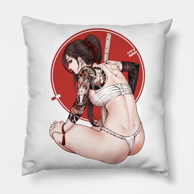 Usagi 893 Pillow by Pan_Ren_Wei