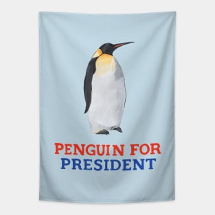 Penguin for President Tapestry