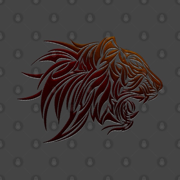 Cool Lion Tribal by aaallsmiles