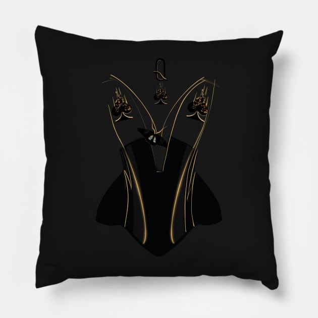 Queen Of Spades ♠️ Pillow by xsaxsandra