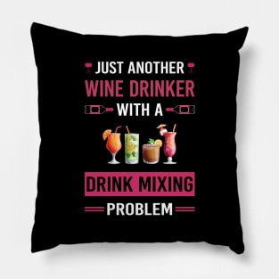 Wine Drinker Drink Mixing Mixologist Mixology Cocktail Bartending Bartender Pillow