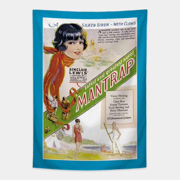Mantrap Movie Poster Tapestry by Noir-N-More
