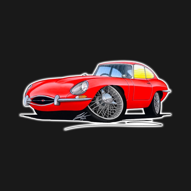 Jaguar E-Type S1 Red by y30man5