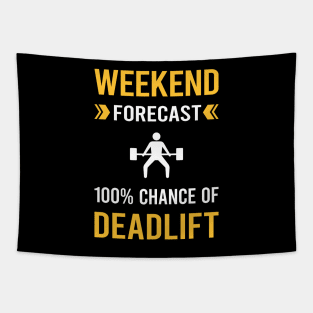 Weekend Forecast Deadlift Tapestry