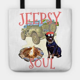 Jeepsy Soul Rottweiler Tote