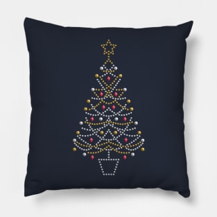 Sequin Christmas Tree Pillow