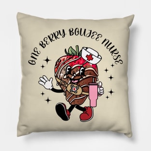 Valentines Day Nurse Berry Boujee Registered Student Nurse Pillow