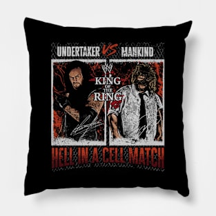 Undertaker Vs. Mankind Hell In A Cell King Of The Ring 98 Pillow