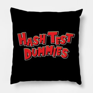 Hash Test Dummies Lettering Pillow