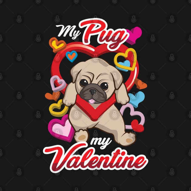 My Pug is My Valentine by andantino