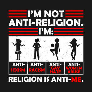 atheist religion Fsm atheists humor T-Shirt