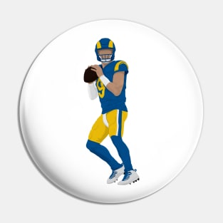 Football player in action Pin