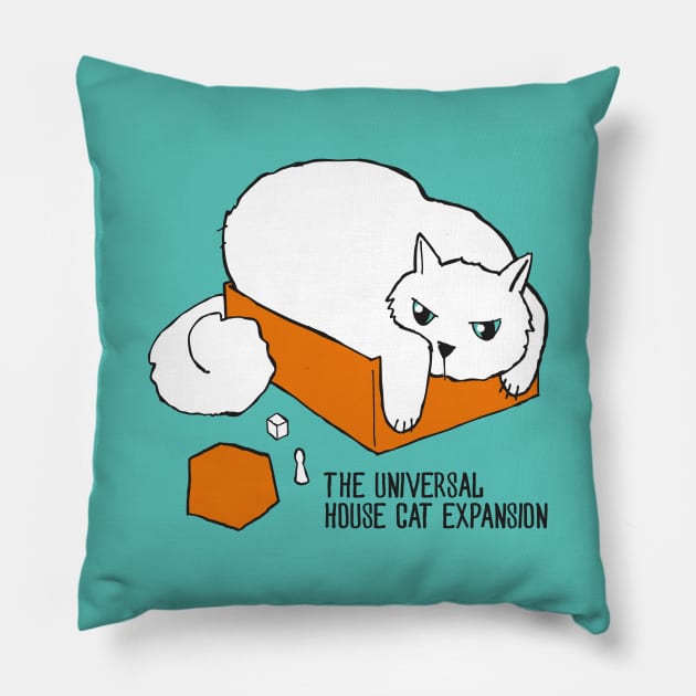 House Cat Expansion Pillow by east coast meeple