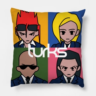 Turks (FF7 Low Poly) Pillow