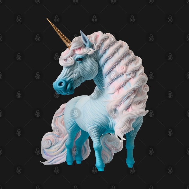 Cotton Candy Unicorn by AI INKER