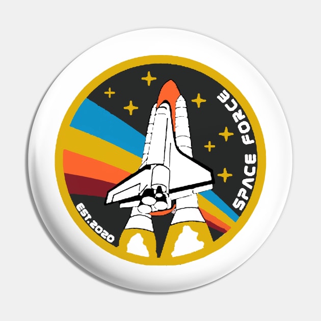 Space Force T shirt Pin by psanchez