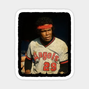 Rod Carew in Los Angeles Angels of Anaheim Magnet