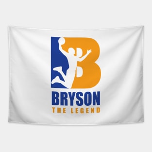 Bryson Custom Player Basketball Your Name The Legend Tapestry