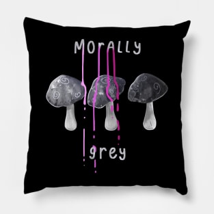 Morally Grey Pillow