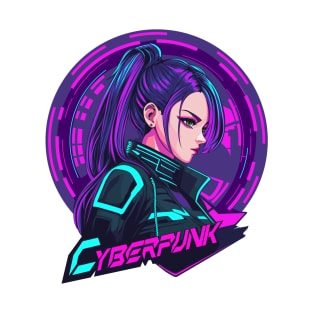 Cyberpunk girl. T-Shirt